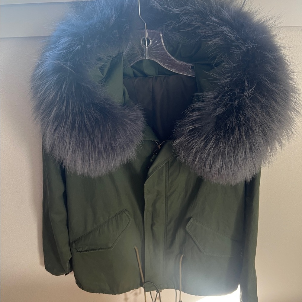 POPSKI LONDON PARKA WITH  FUR HOOD